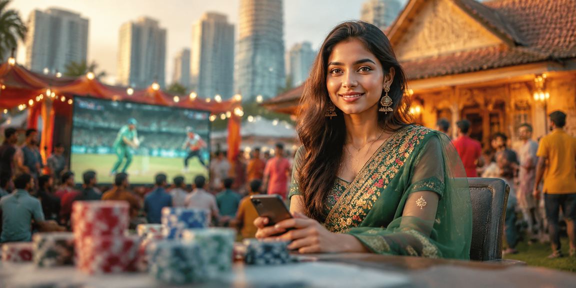 A Bangladeshi model placing cricket bets on mobile in Gazipur