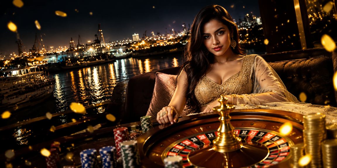 A Bangladeshi model playing roulette in Narayanganj